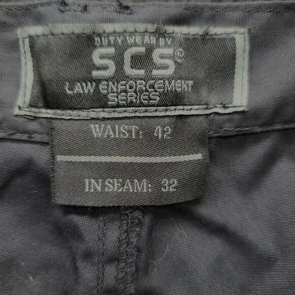 SCS Law Enforcement Series Mens Pants Black Size 42 Polyester Blend Button Zip - Picture 5 of 12
